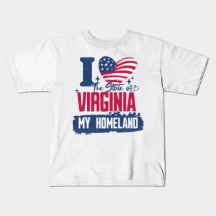 Virginia my homeland Kids T-Shirt